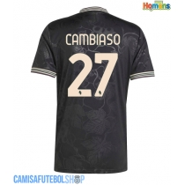 Camisa de time de futebol Juventus Andrea Cambiaso #27 Replicas 3º Equipamento 2025-26 Manga Curta